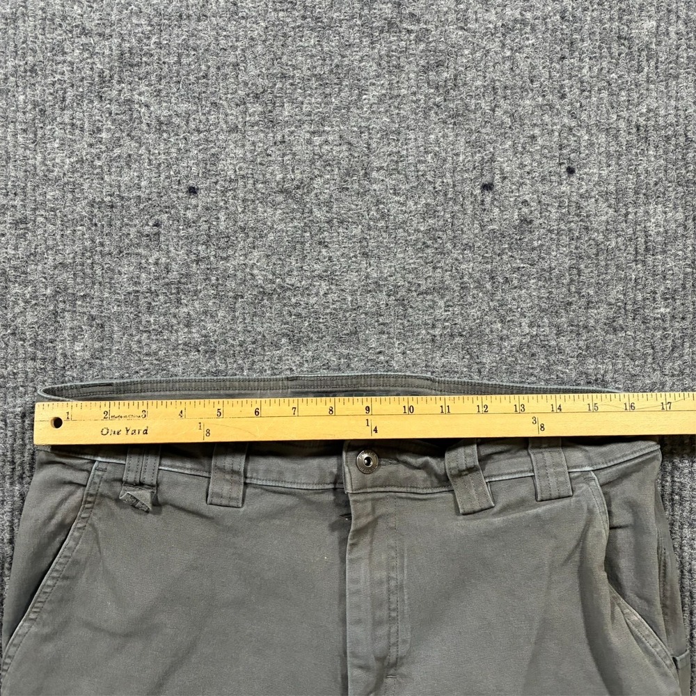 Duluth Trading Flex Fire Hose Cargo Pants Mens Size 36x32 Gray Slim Fit Low Rise - Picture 7 of 13